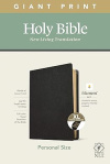 KJV Giant Print Personal-Size, Filament Enabled Edition - Genuine Leather, Black - Indexed